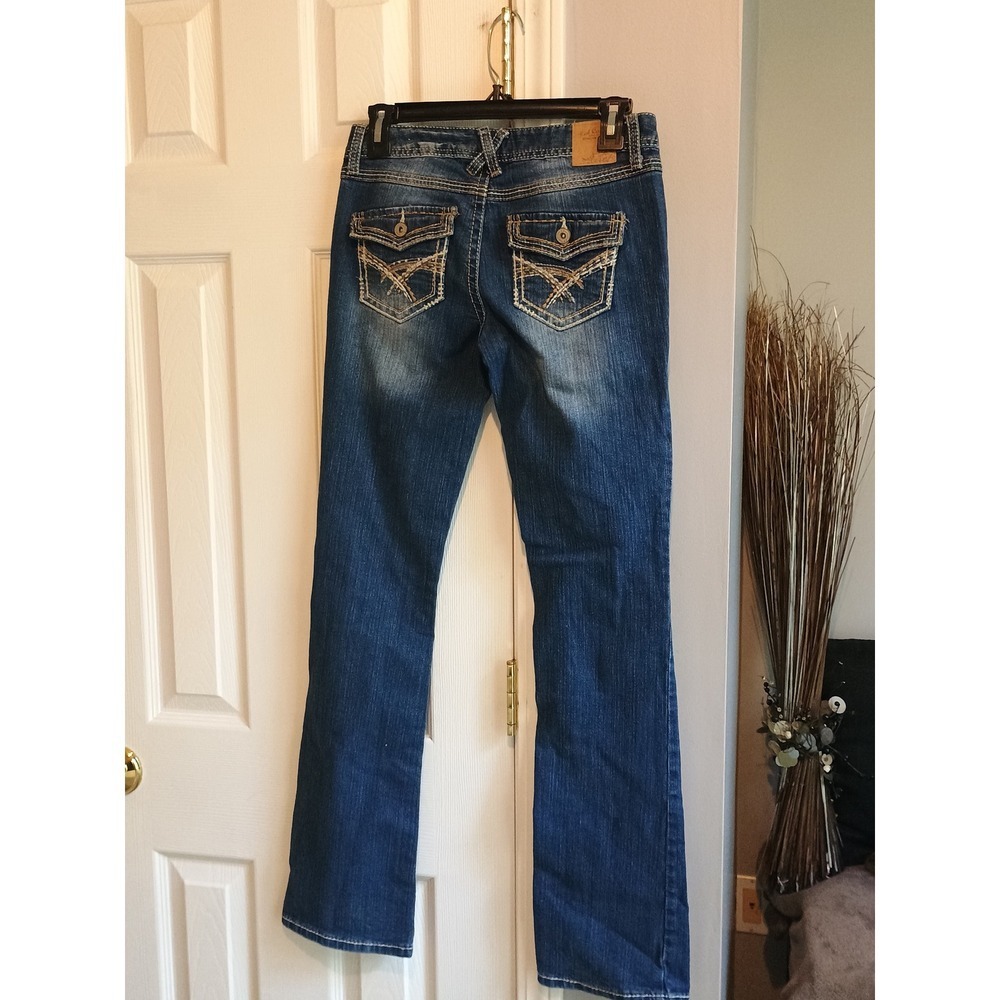 Red Camel Premium Denim Jeans Womens Size 5 Distressed Blue‎ Jeans - Picture 13 of 13
